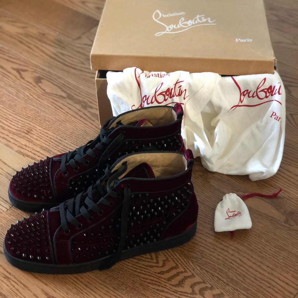 Christian Louboutin Mens spike sneaker US 11